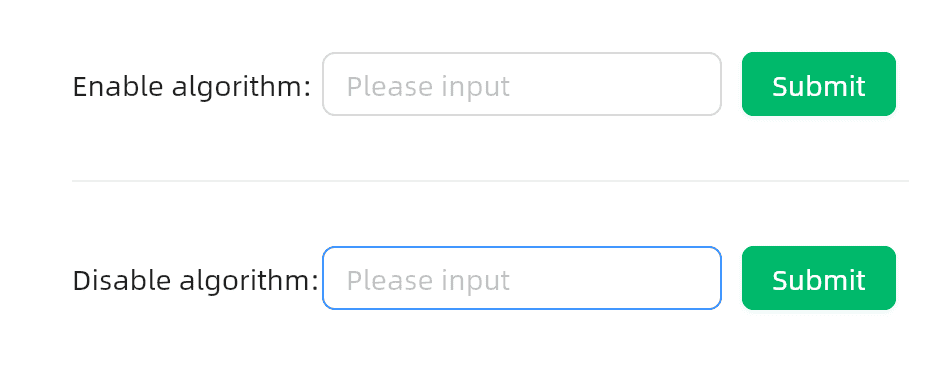 ThemeConfigProvider Control Level Demo disable algorithm
