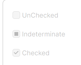 AtomUI CheckBox组件