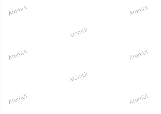 AtomUI Watermark组件