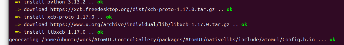 Xmake config